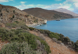 Southern coast of Crete